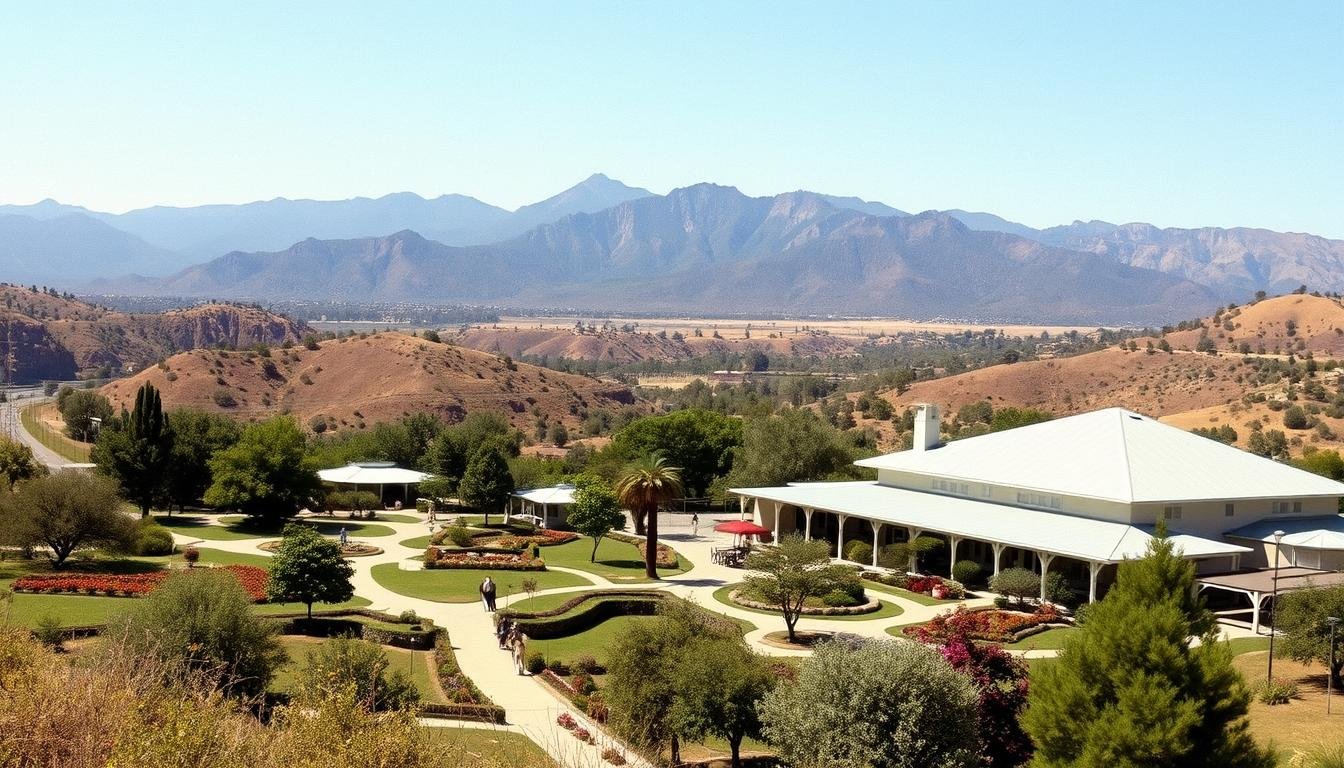 Bernard Jensen's Hidden Valley Health Ranch sanitarium in California Bernard Jensen's Hidden Valley Health Ranch sanitarium in California