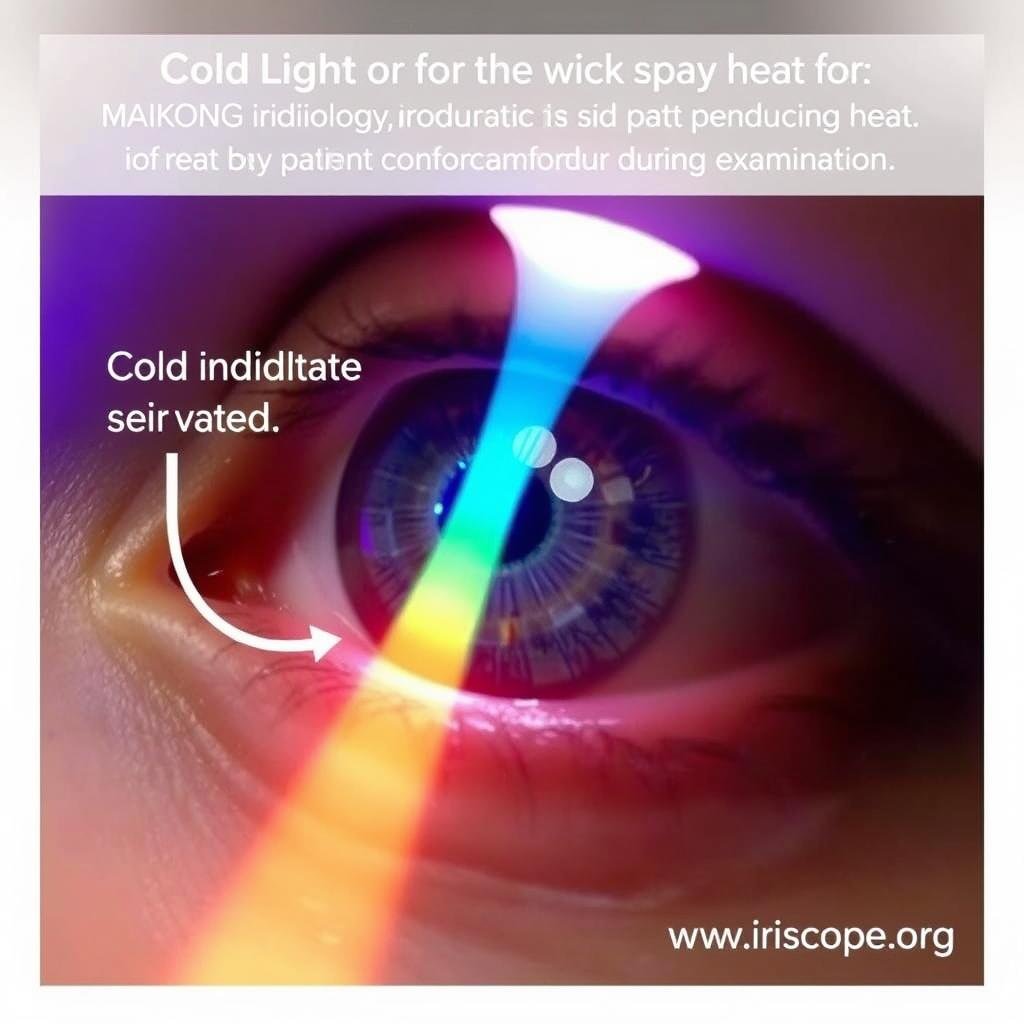 Cold light source demonstration showing no heat emission