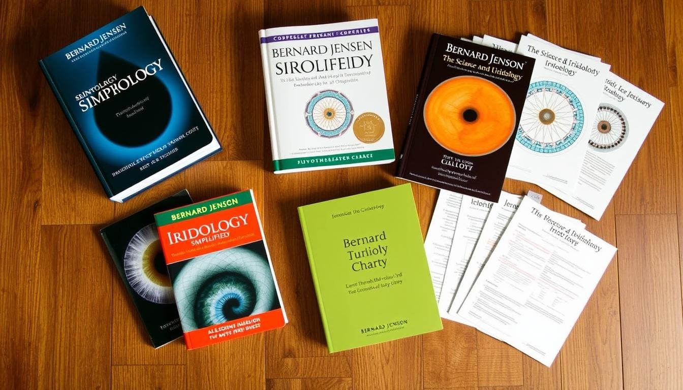 Collection of Bernard Jensen's books and learning materials for iridology Collection of Bernard Jensen's books and learning materials for iridology