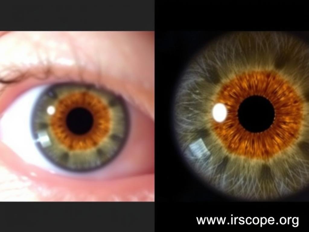 Comparison between standard camera and professional iridology camera image quality Comparison between standard camera and professional iridology camera image quality