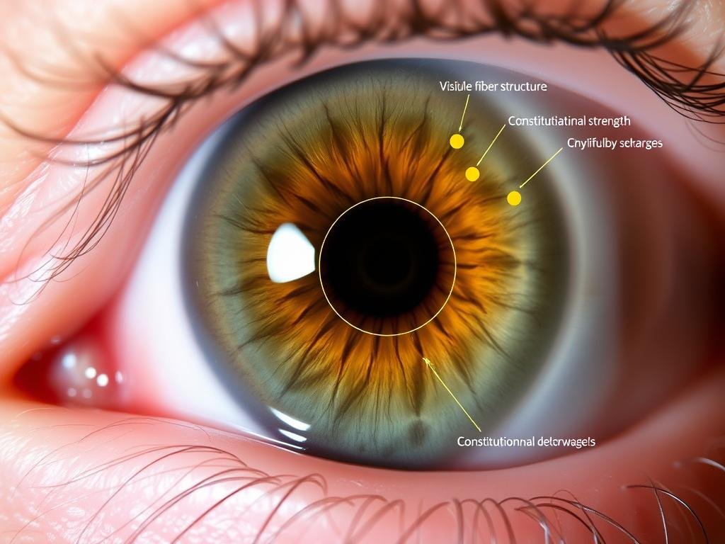 Constitutional assessment using Bernard Jensen Iridology methodology