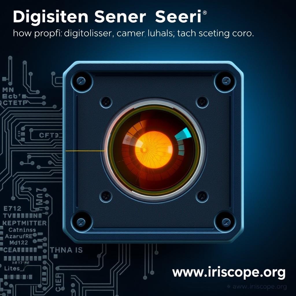 Digital sensor technology used in modern iridology cameras