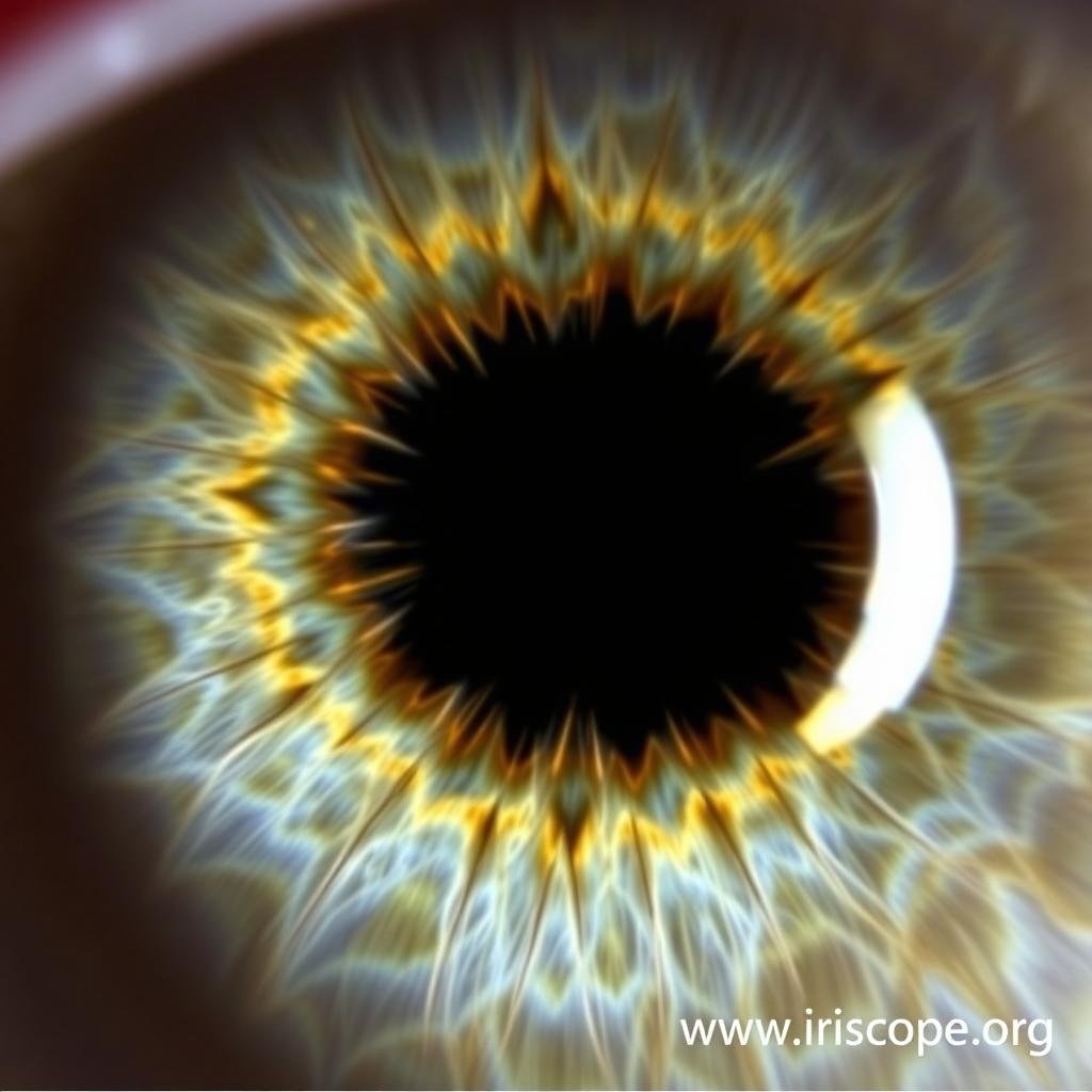 Iridology markings related to digestive system health Iridology markings related to digestive system health