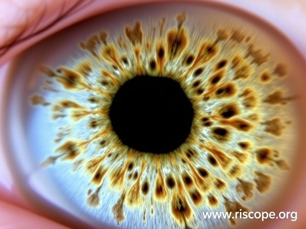 Iris signs of endocrine system imbalances