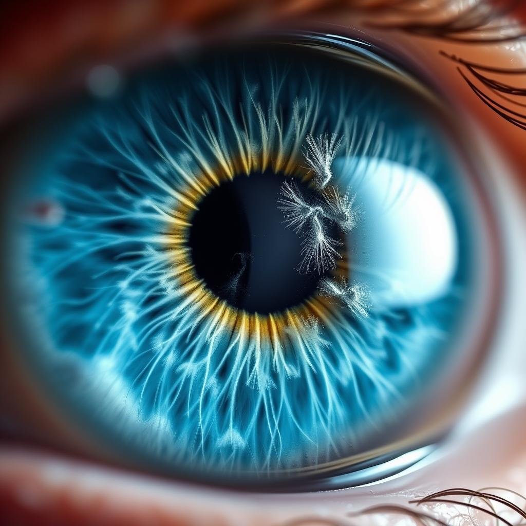Lymphatic iris type in Bernard Jensen Iridology Lymphatic iris type in Bernard Jensen Iridology