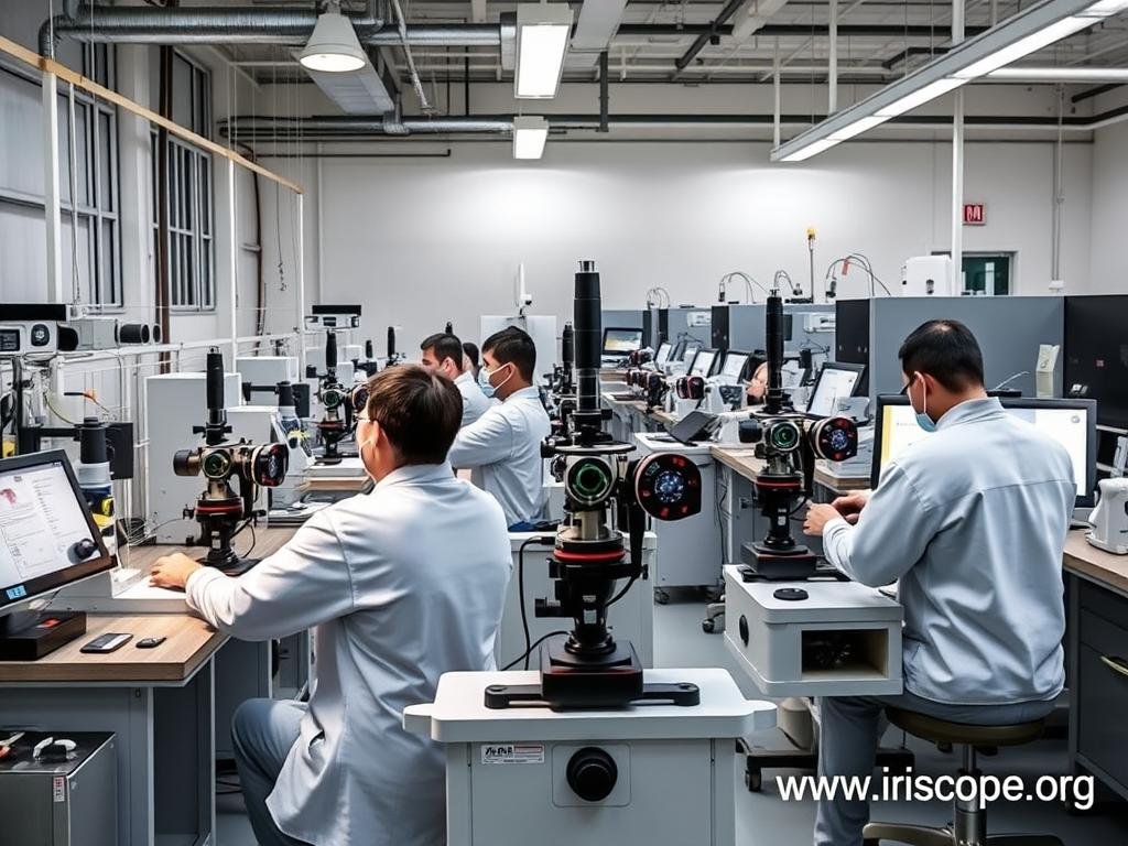 MAIKONG iridology camera manufacturing facility