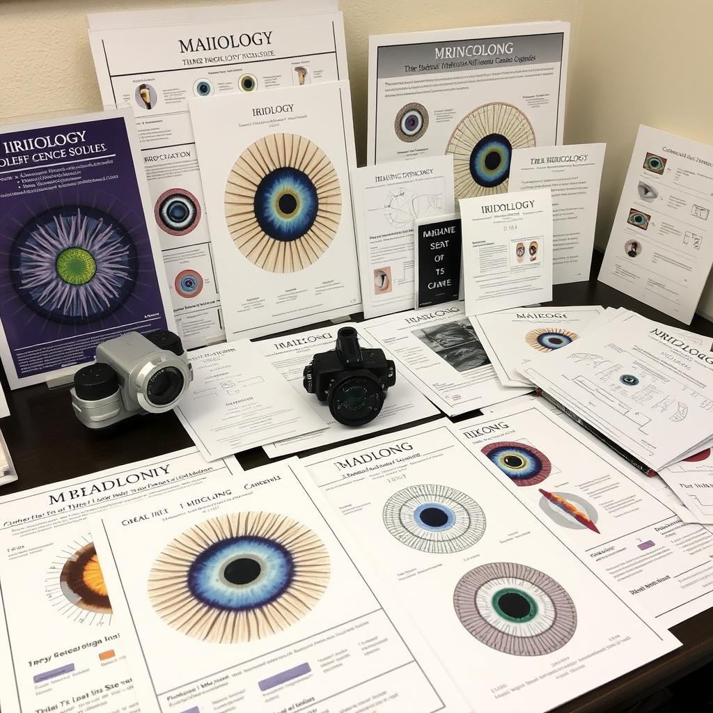 MAIKONG iridology charts and reference materials