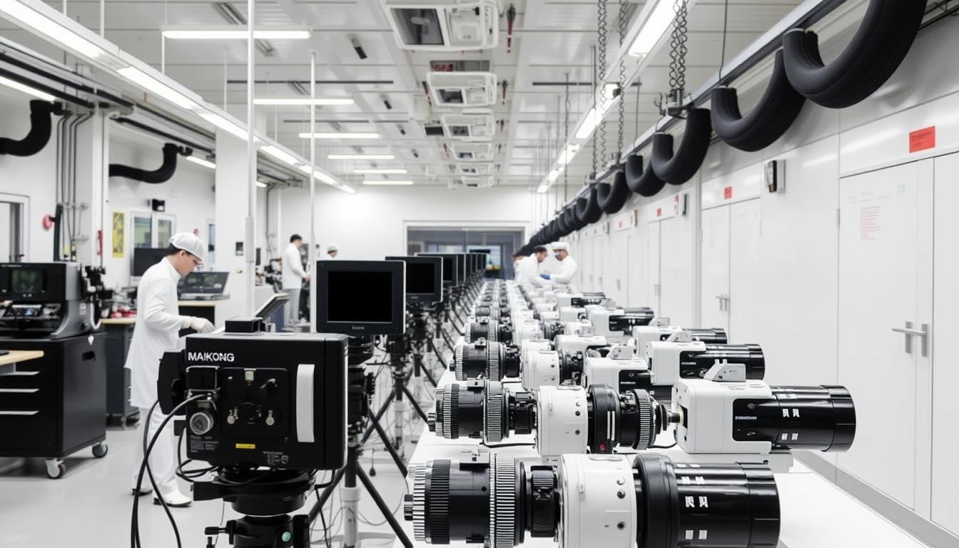 MAIKONG manufacturing facility producing iridology cameras MAIKONG manufacturing facility producing iridology cameras