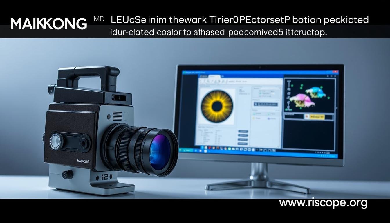 MAIKONG's latest 12MP iridology camera model with software interface
