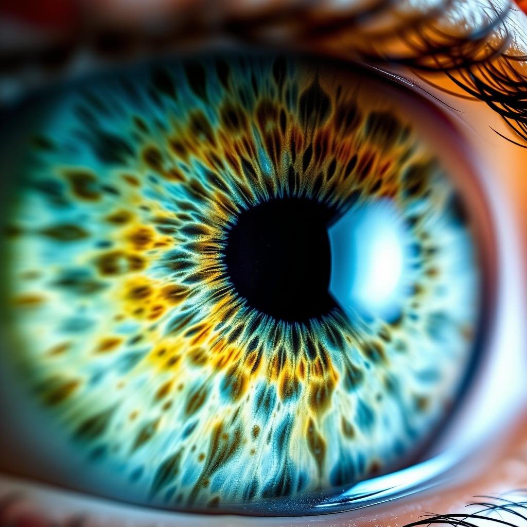 Mixed iris type in Bernard Jensen Iridology Mixed iris type in Bernard Jensen Iridology