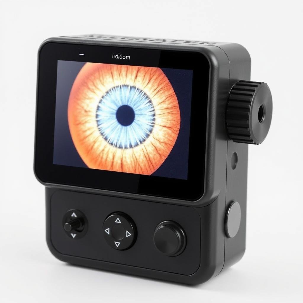 Portable standalone iridology camera with built-in display Portable standalone iridology camera with built-in display