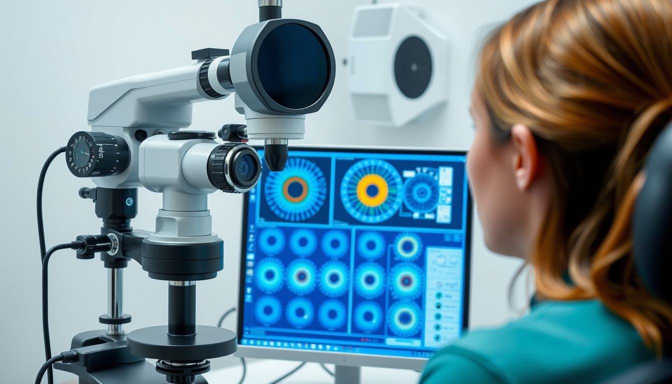 Professional iridology equipment including iriscope and software used by Iridologists Professional iridology equipment including iriscope and software used by Iridologists