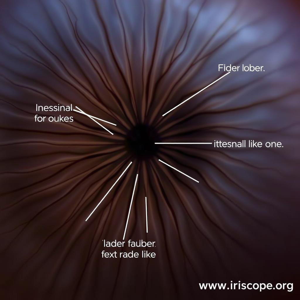 Radii Solaris (spoke-like lines) in iris