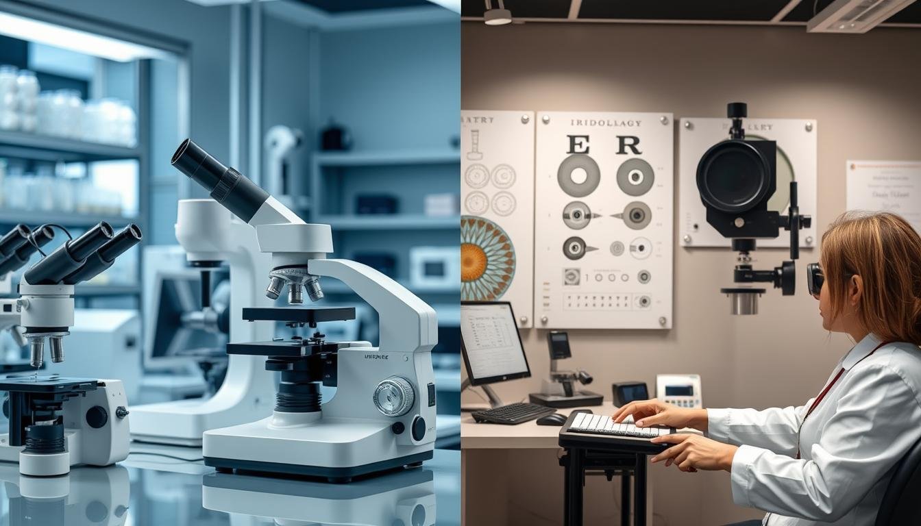 Scientific research and iridology practice comparison Scientific research and iridology practice comparison