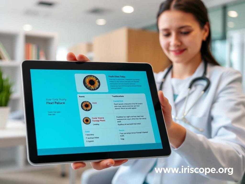 Secure cloud platform for sharing iridology findings with other practitioners Secure cloud platform for sharing iridology findings with other practitioners