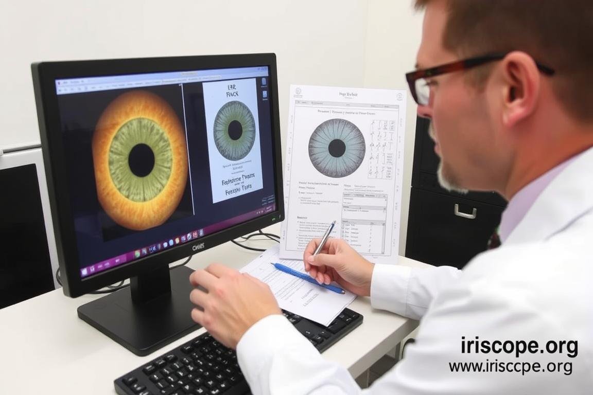 Systematic observation of iris patterns during iridology analysis Systematic observation of iris patterns during iridology analysis