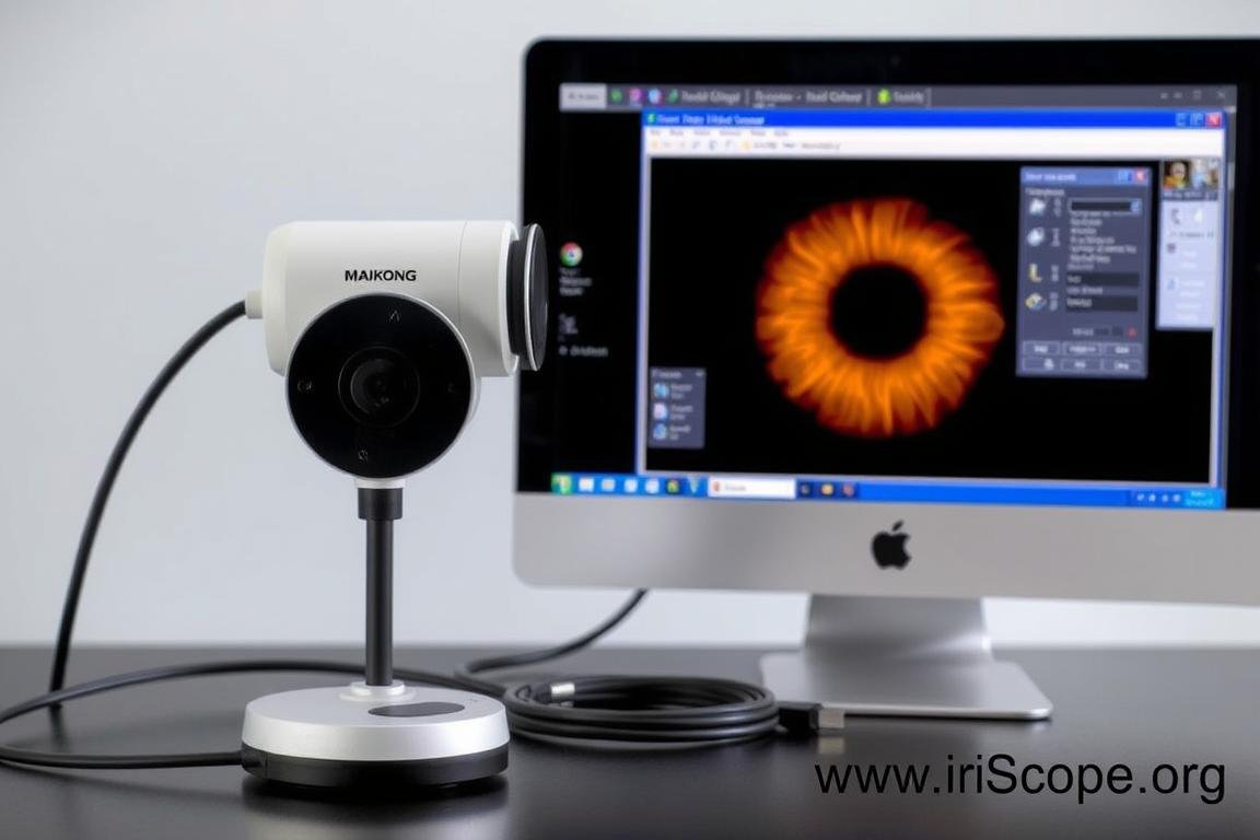 USB connectivity of MAIKONG iridology camera to computer