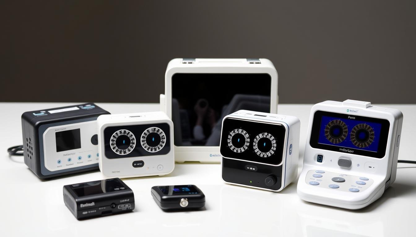 Various portable iridology devices with different features and price points Various portable iridology devices with different features and price points
