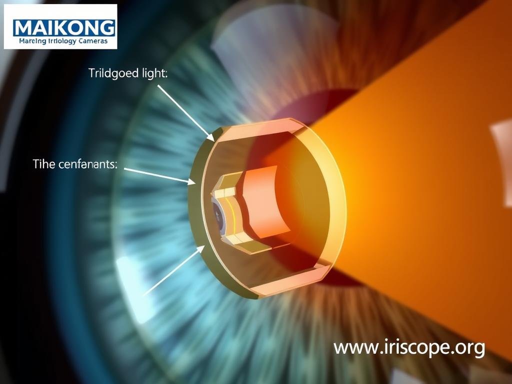 CCD sensor technology used in professional iridology cameras