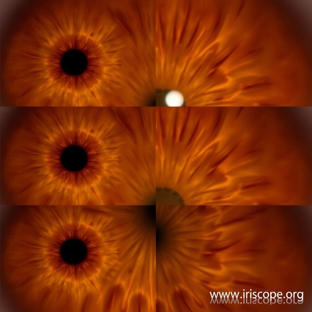Comparison of iris images at different resolutions showing improved detail visibility at higher resolutions Comparison of iris images at different resolutions showing improved detail visibility at higher resolutions