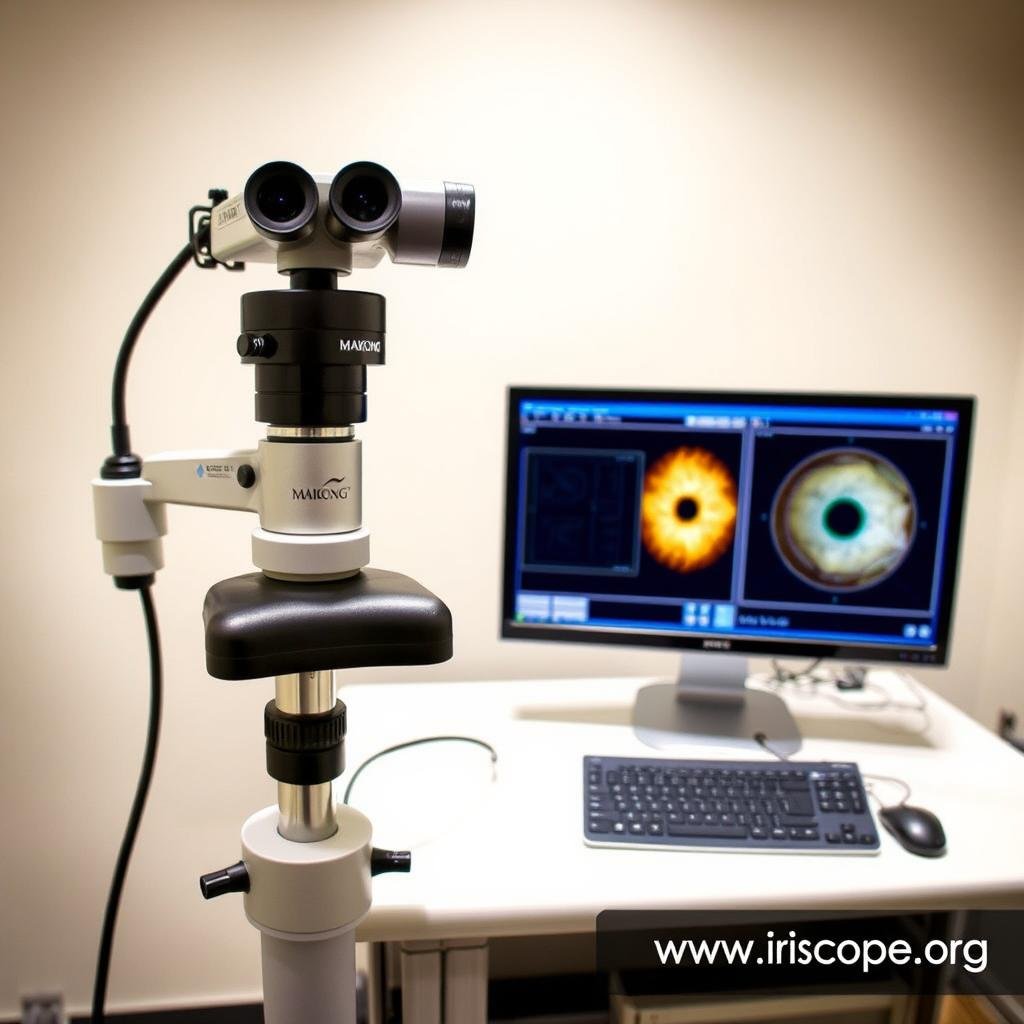 MAIKONG Professional Iriscope with Stand