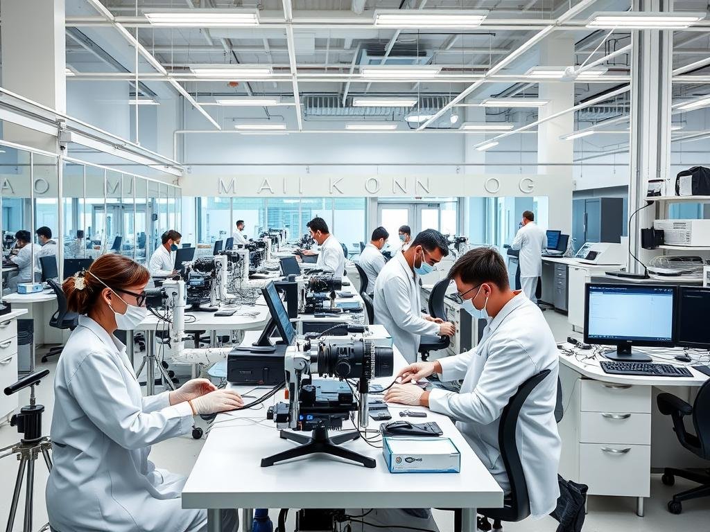 MAIKONG factory and research facility for iridology technology