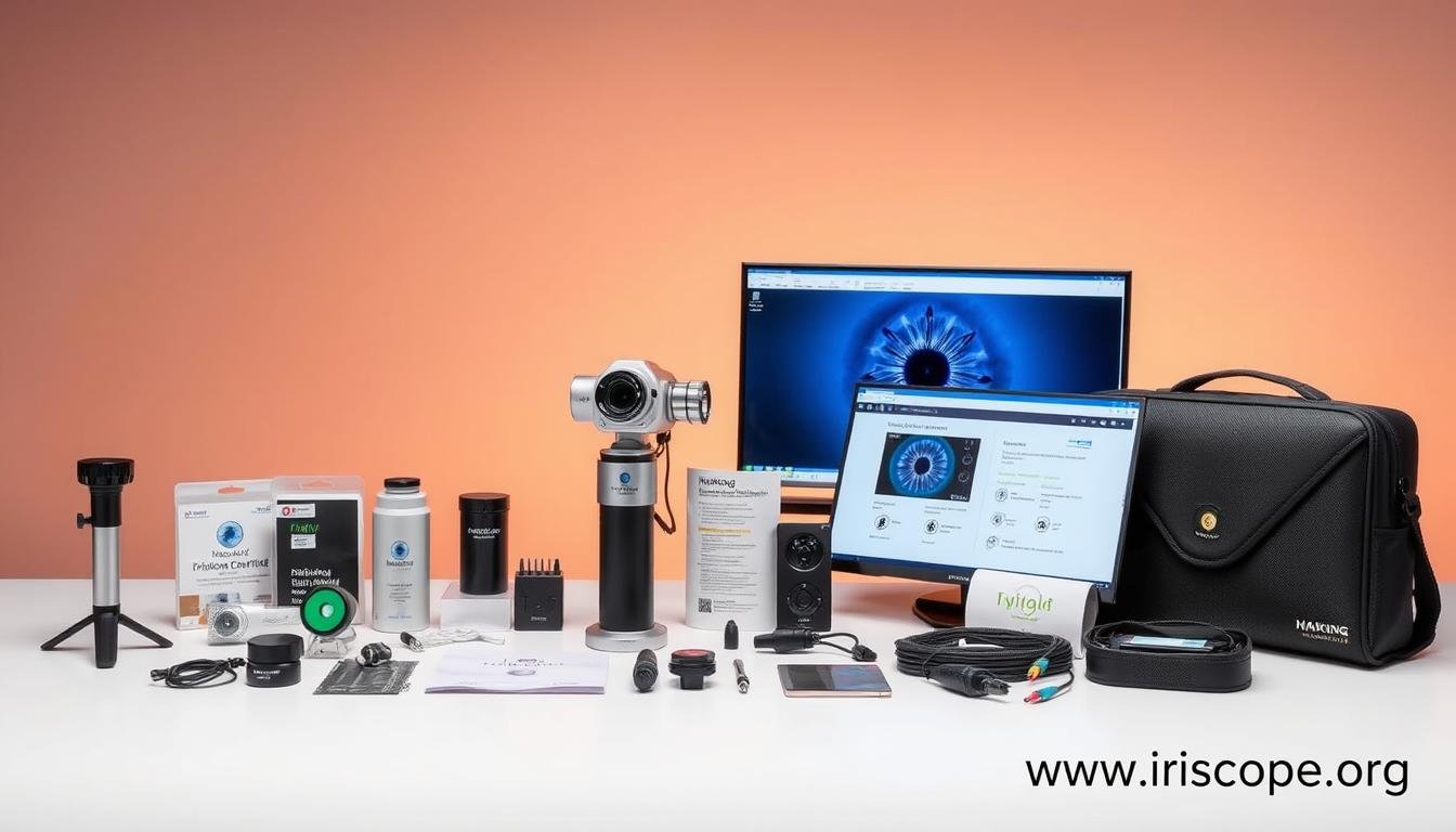 MAIKONG iridology diagnosis camera professional kit with software and accessories