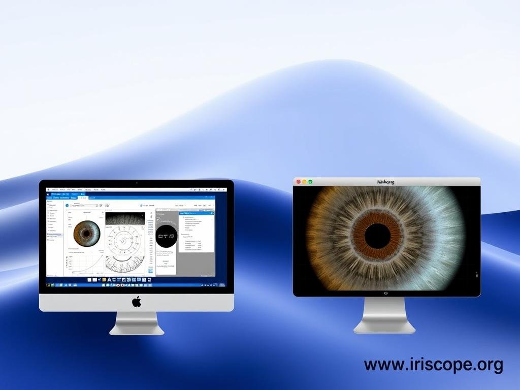 MAIKONG iridology software running on multiple operating systems
