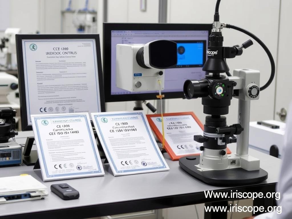 MAIKONG quality certifications for iridology equipment