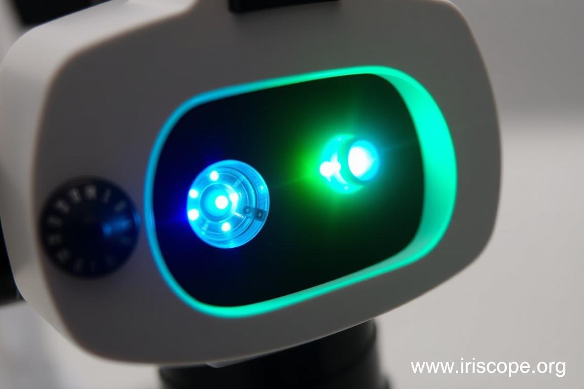 MAIKONG's advanced dual LED lighting system for iridology cameras MAIKONG's advanced dual LED lighting system for iridology cameras