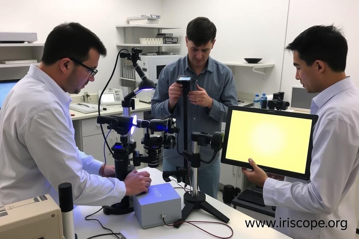 MAIKONG's research and development team working on lighting technology