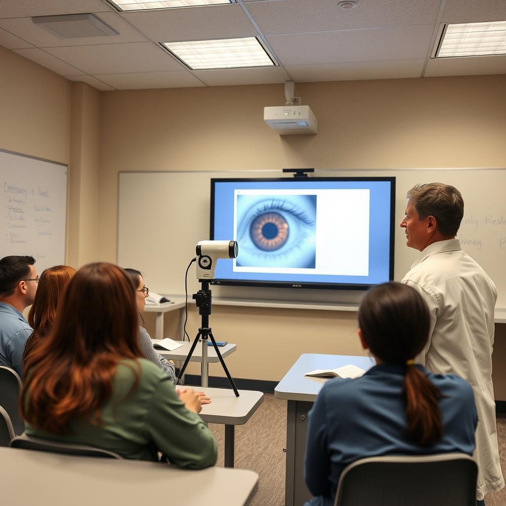 Medical school training using the Firefly Iridology Camera DE400