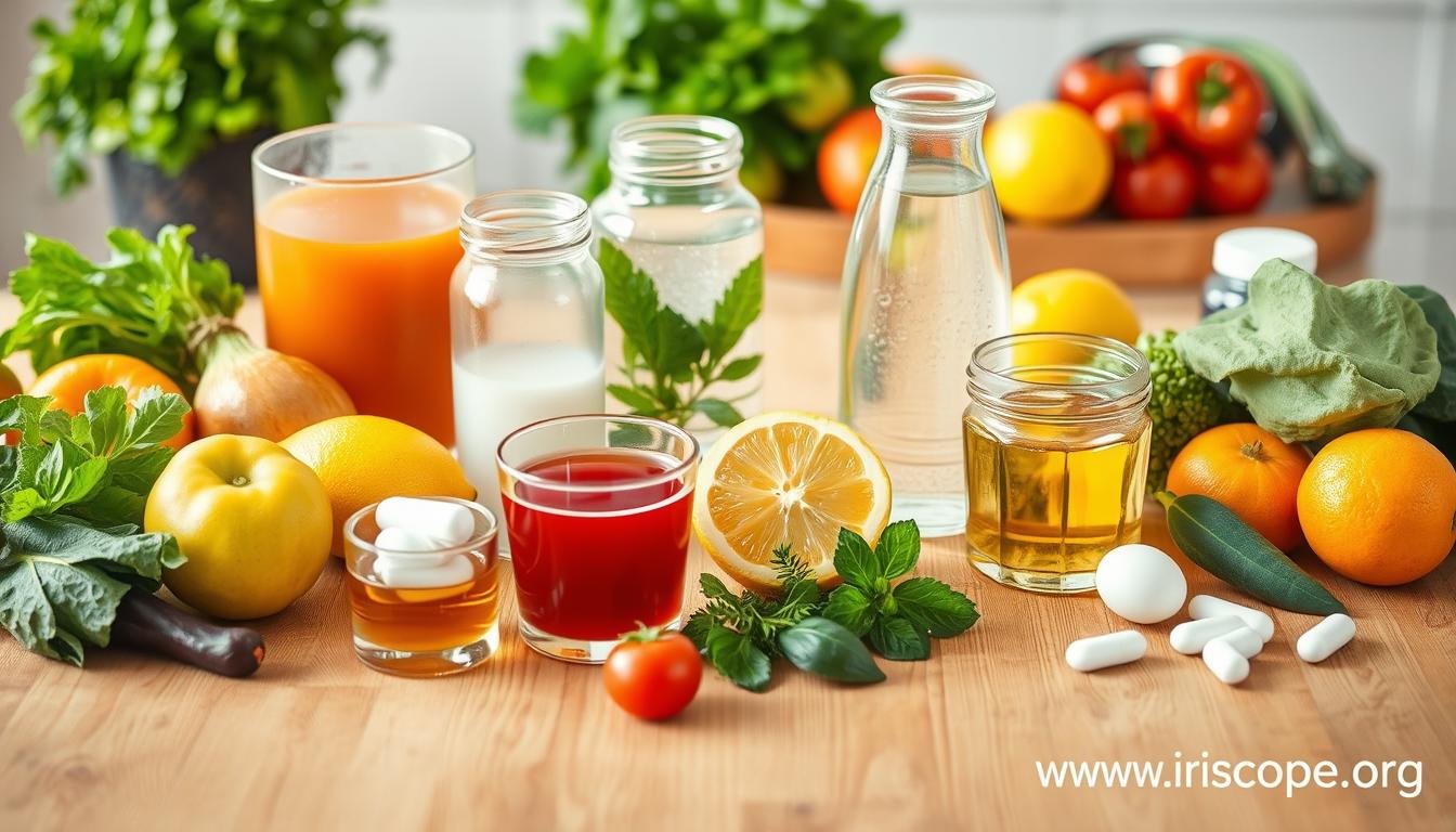 Natural detoxification methods based on iiridology iris diagnosis deto findings