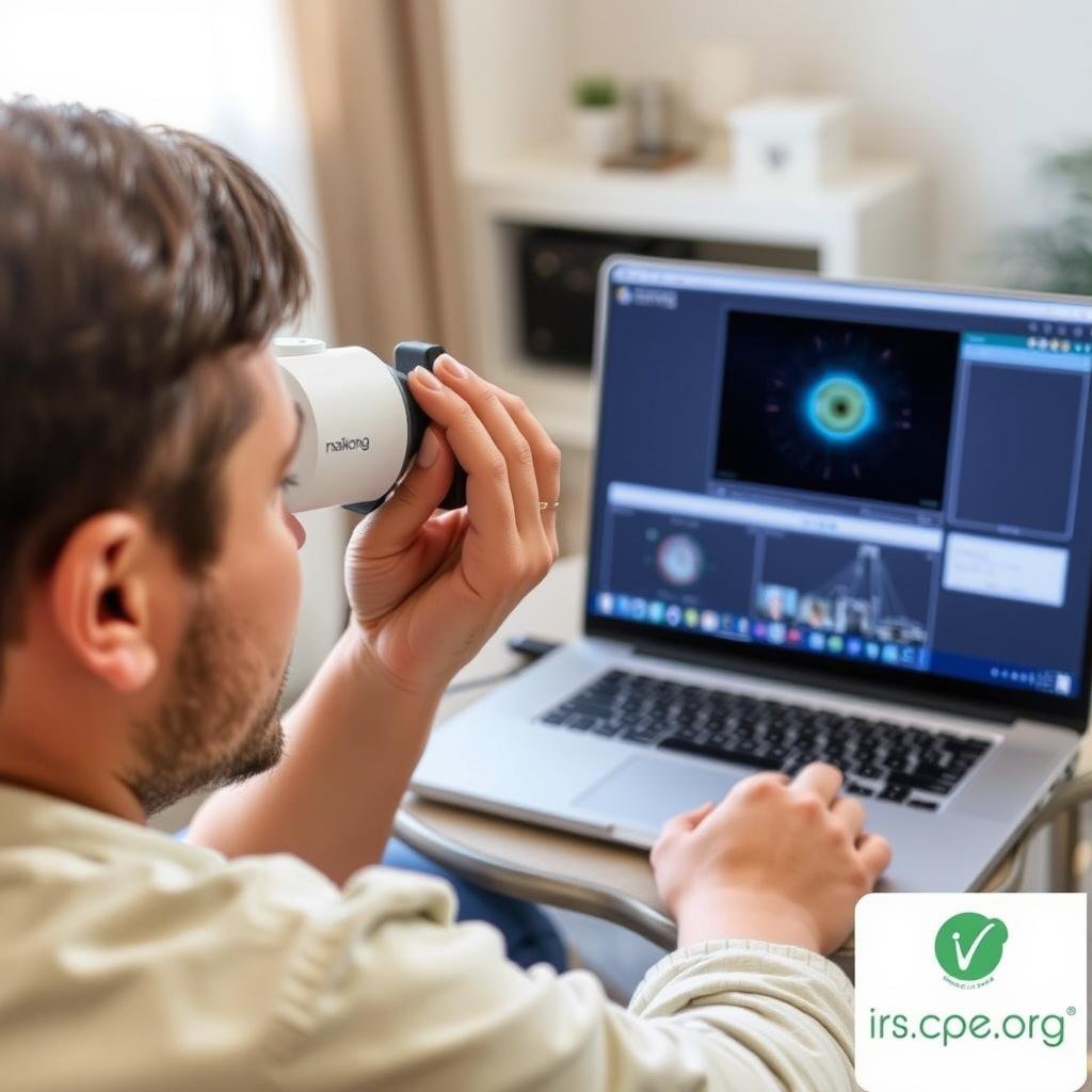 Personal health monitoring with iridology camera at home Personal health monitoring with iridology camera at home