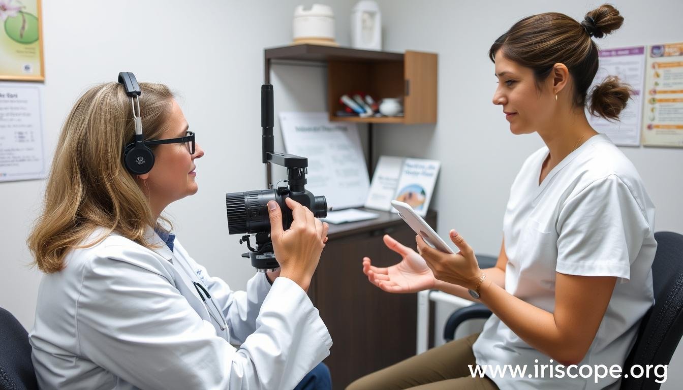 Preventive health consultation using MAIKONG iridology camera Preventive health consultation using MAIKONG iridology camera