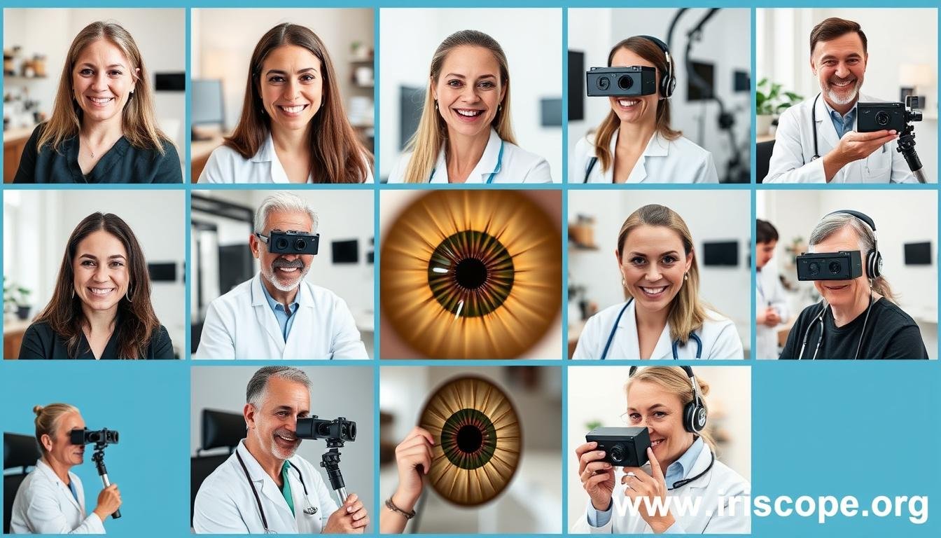 Satisfied practitioners using MAIKONG iridology cameras in their clinics