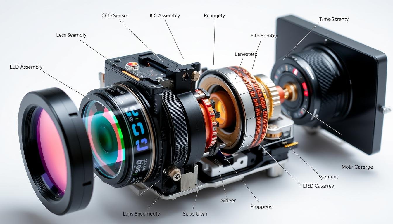 Technical components of Jensen iridology camera