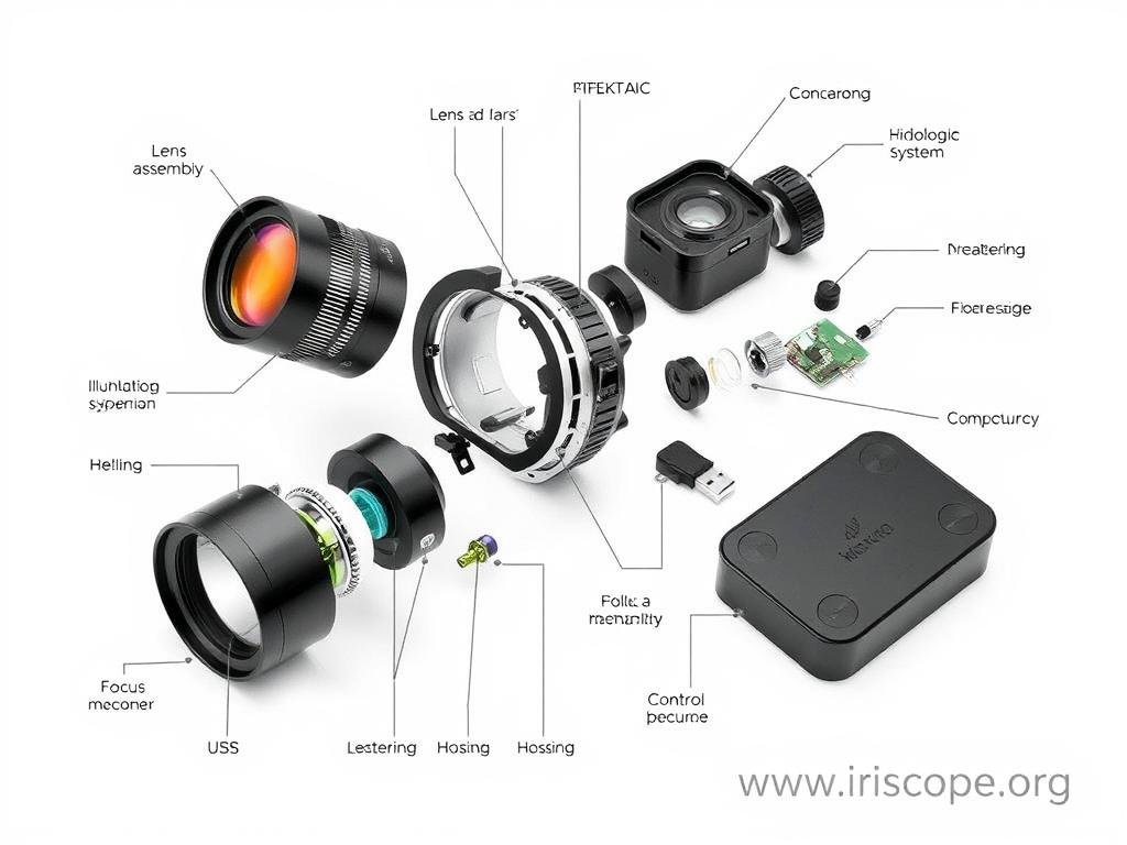 Technical components of MAIKONG iridology camera
