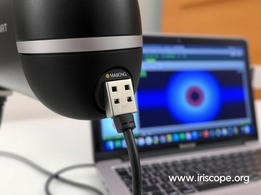 USB connectivity options for MAIKONG iridology cameras