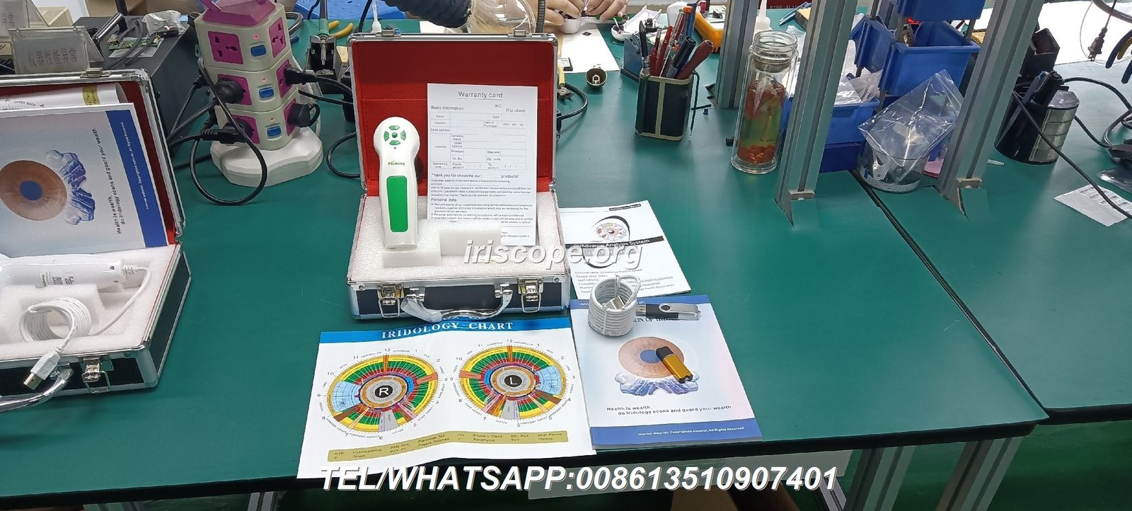 MAIKONG iridology equipment product line including cameras and software