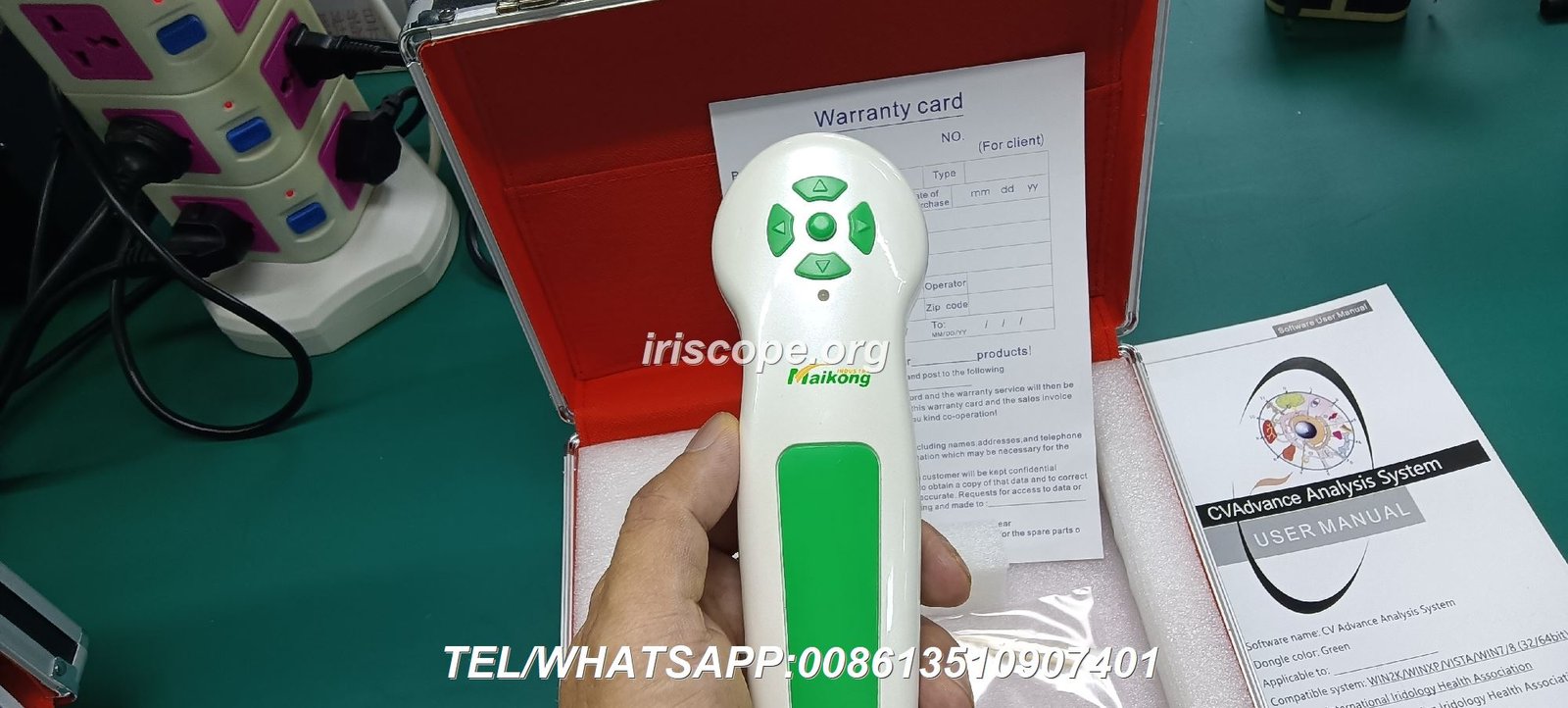 MAIKONG 5.0MP USB Iridology Camera with specialized lens and LED illumination