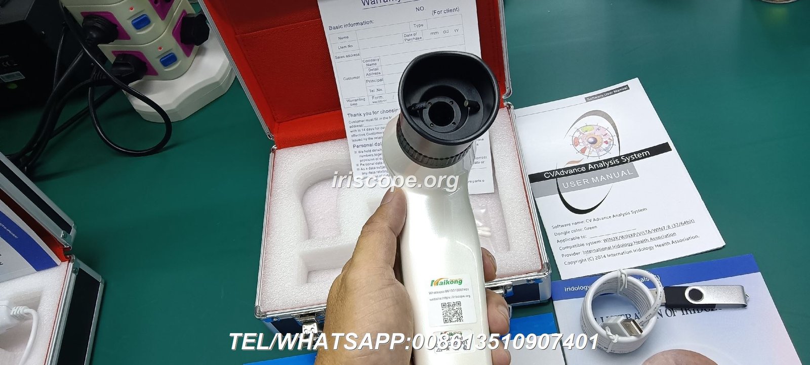 Iridology Camera Results