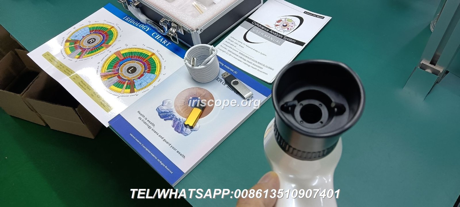 MAIKONG 5.0MP USB Iridology Camera with specialized lens and LED illumination