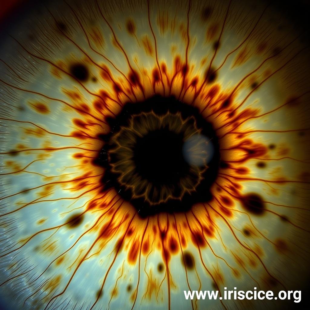 Chronic condition patterns in iris texture analysis