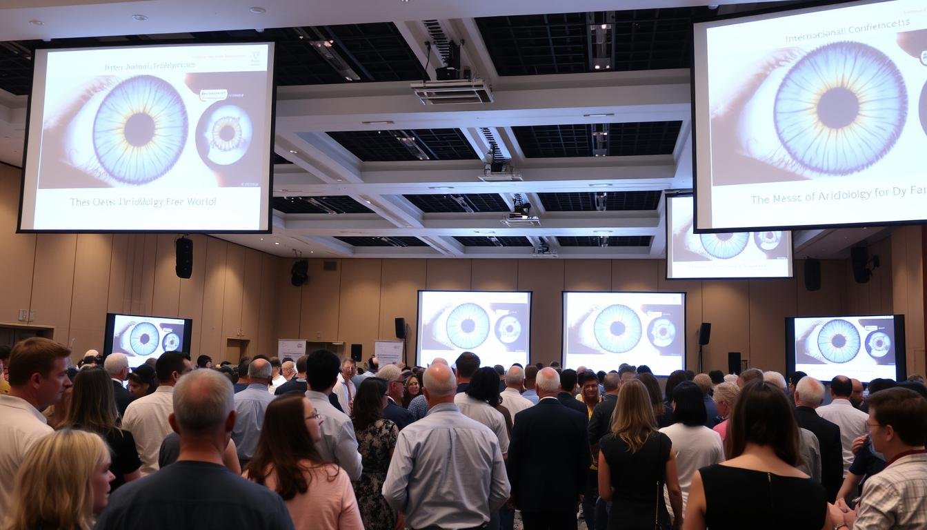 International iridology conference with diverse practitioners from various iridology schools International iridology conference with diverse practitioners from various iridology schools