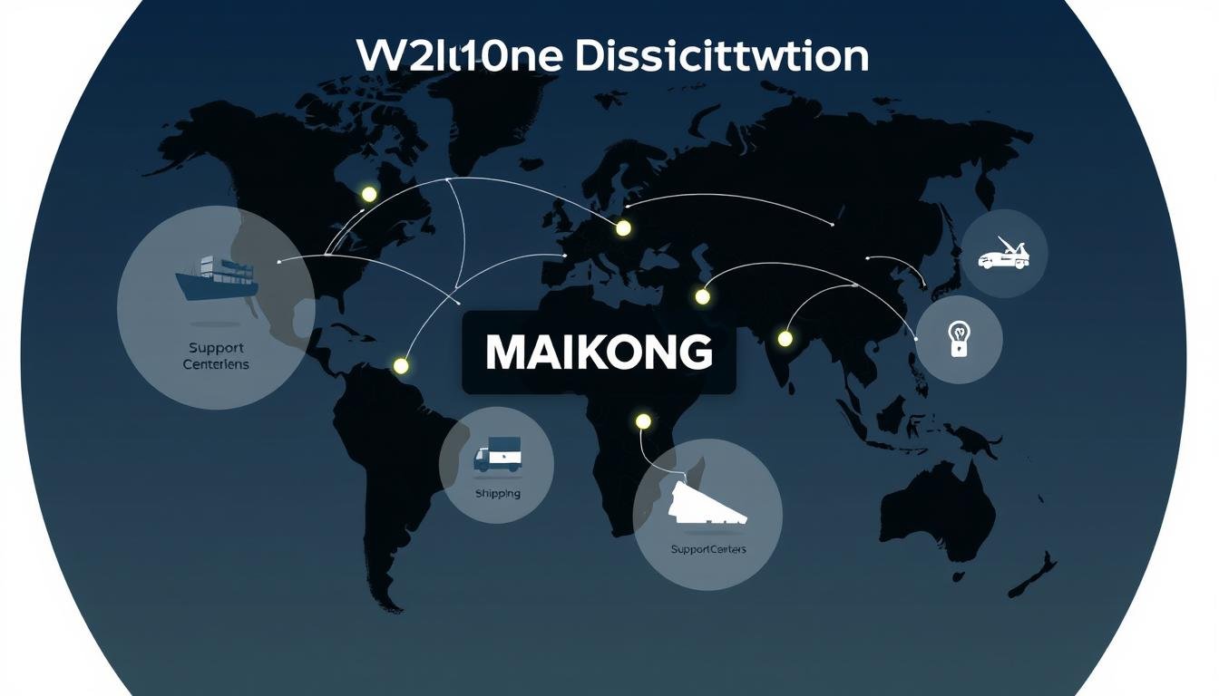 MAIKONG's global distribution network for iridology equipment