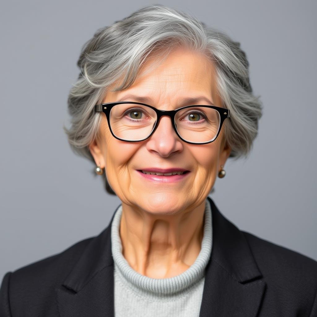 Portrait of Dorothy Hall, pioneering iridologist and author