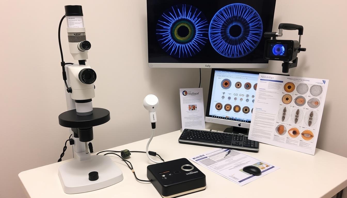 Professional iridology equipment used in iridology schools Professional iridology equipment used in iridology schools