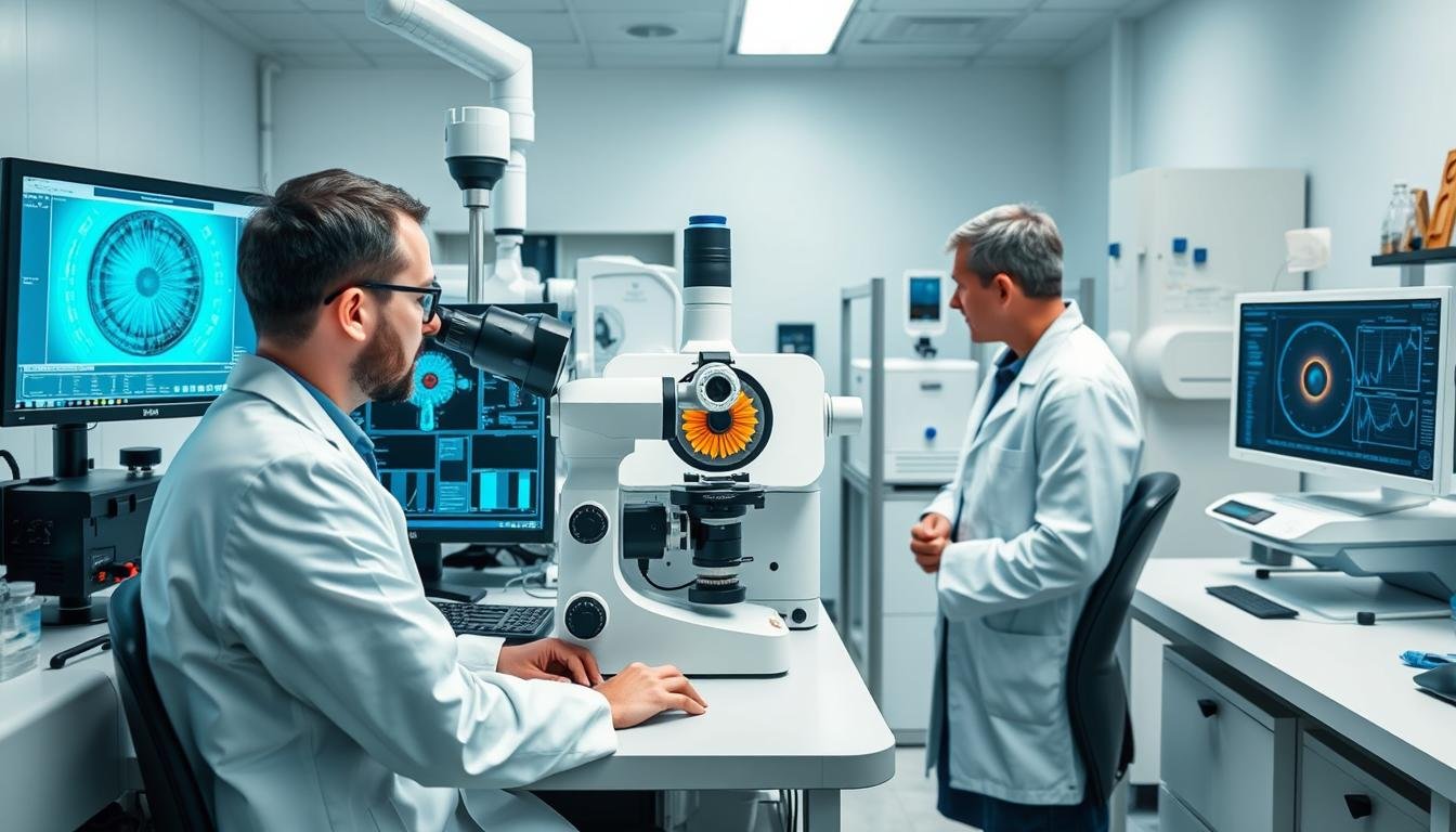 Scientific research being conducted on iridology correlations using MAIKONG equipment