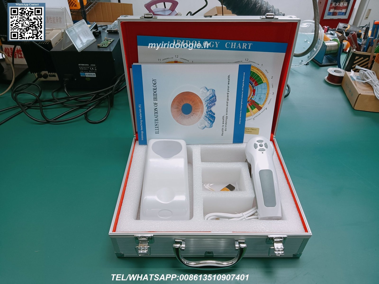 Professional iridology camera with high-resolution imaging capabilities